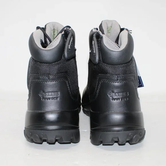 Bates Delta 6 Gore-Tex NWT Mens 14 Black Leather Superwork Side Zip Boots E02905 - Picture 5 of 12